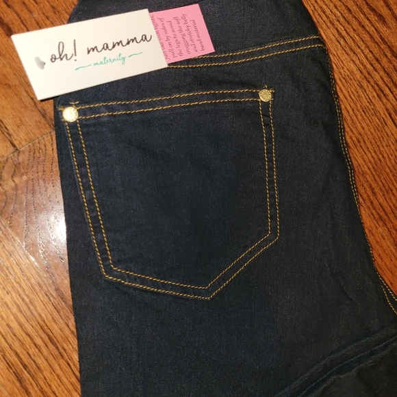 NWT Maternity Jeans with Full Panel Belly Band - Picture 6 of 10
